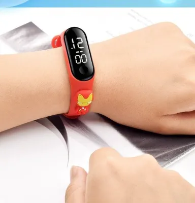 LED Digital Screen Silicone Baby Watch